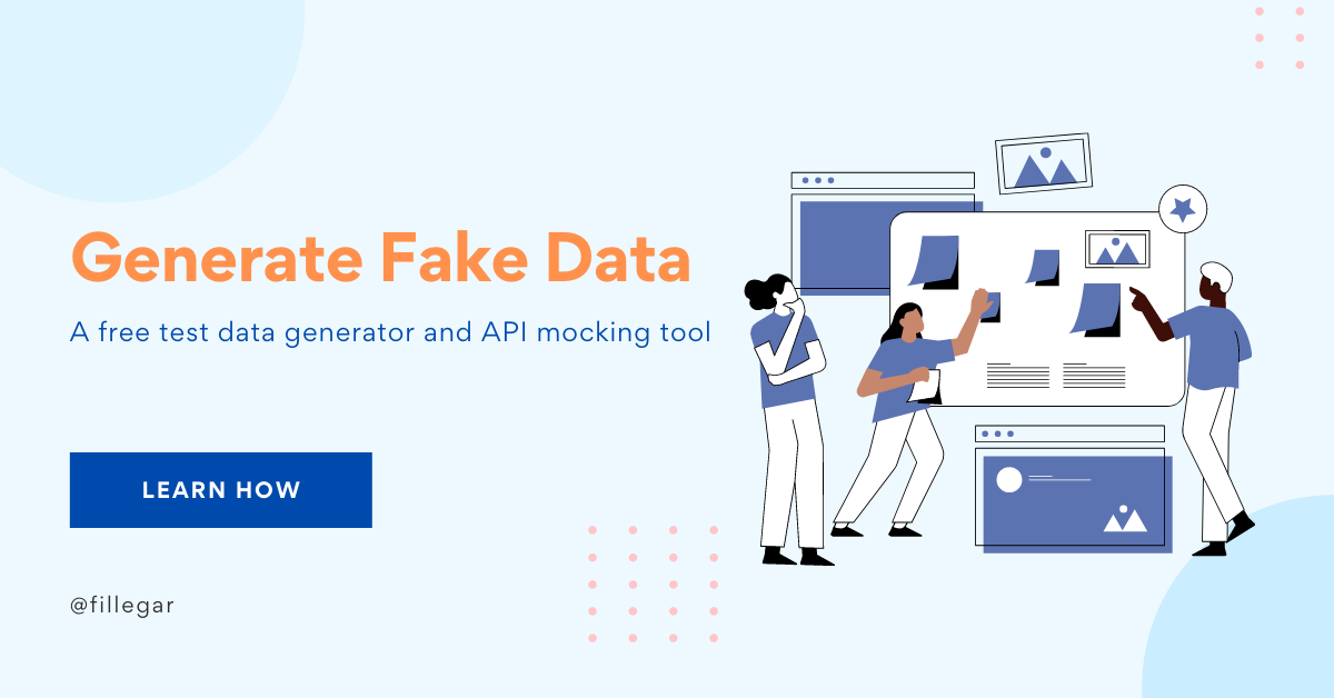 Generate Fake Data